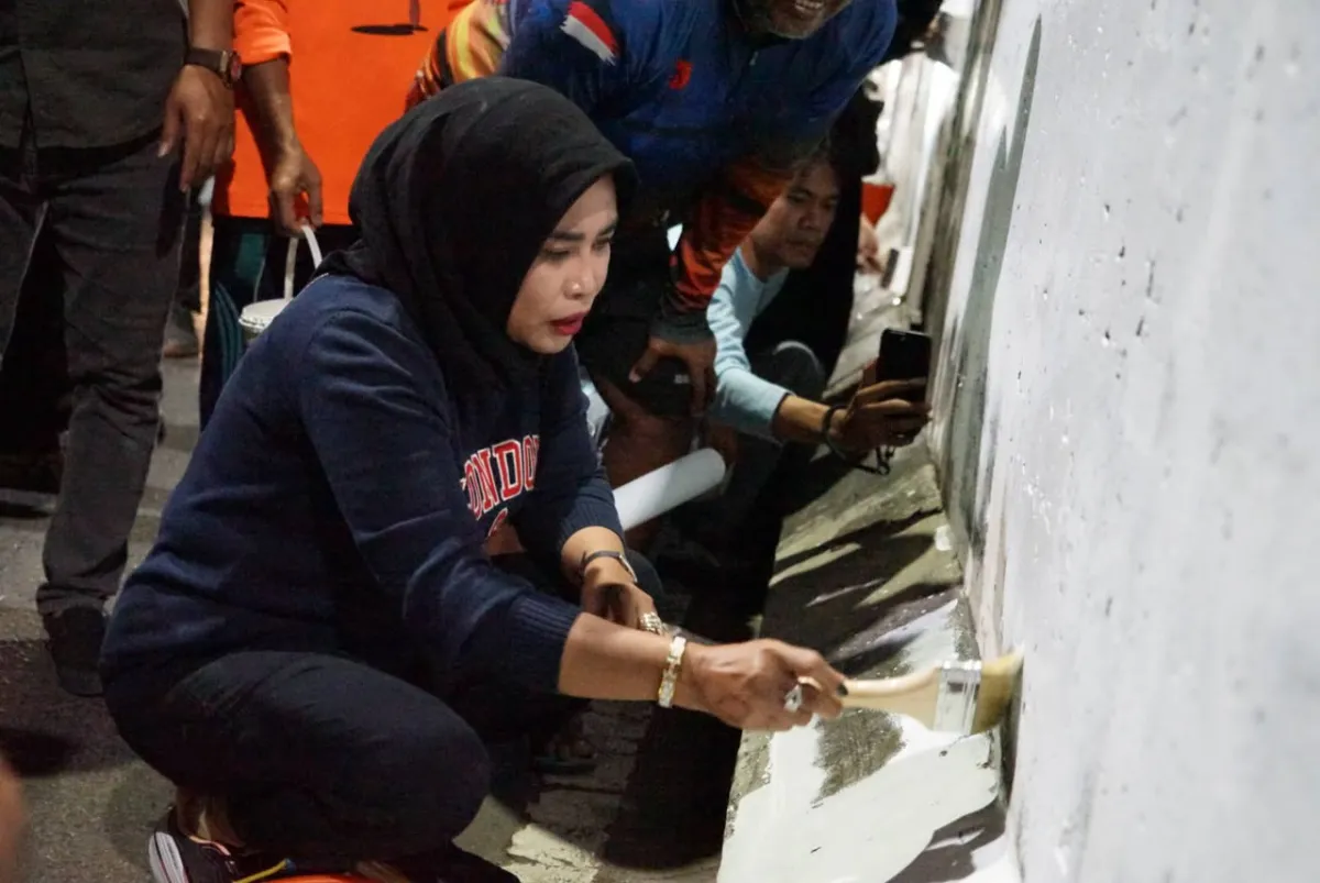 Flyover Candi Makin Cantik Berkat Swadaya Warga, Wabup Mimik Idayana Siapkan Solusi Banjir Sumokali - Tenggulunan