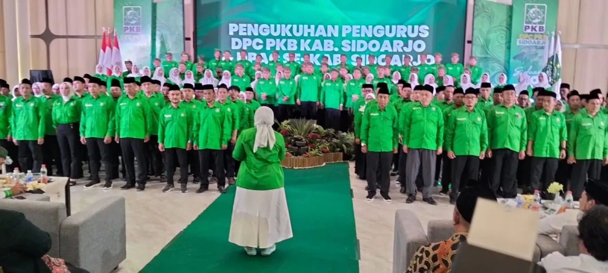 Usung 'Grand Jumping', DPC PKB Sidoarjo Kukuhkan Pengurus Baru, Incar 22 Kursi Dewan Siap Sapu Bersih Pilkada