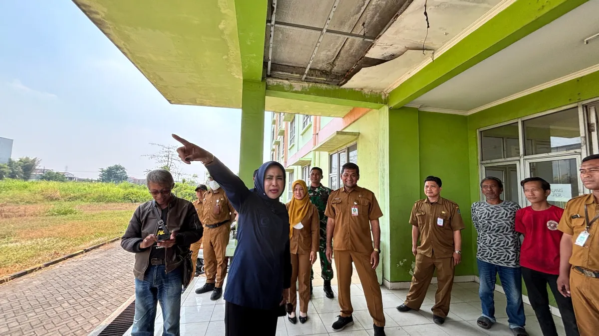 Sidak Rusunawa Tambak Kemerakan Krian, Wabup Sidoarjo Prihatin Merasa Eman Bangunan Megah Mangkrak
