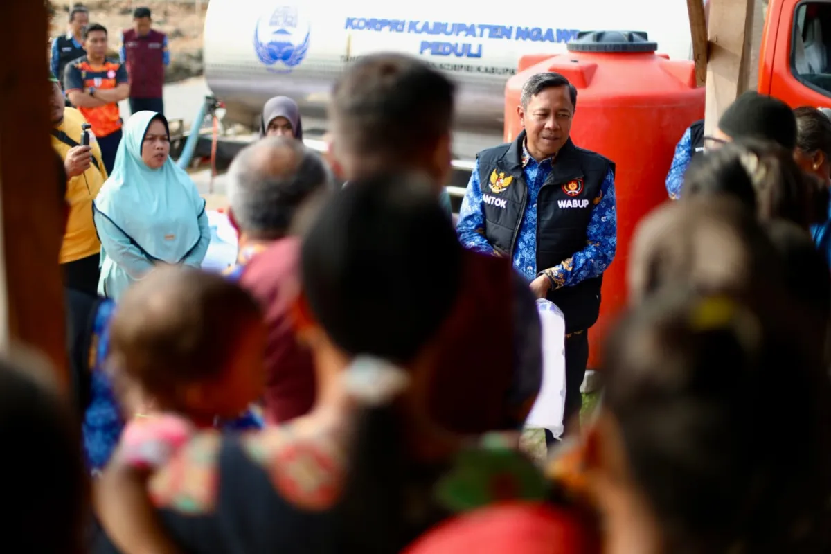 Momentum HUT KORPRI 2026, Pemkab Ngawi Salurkan Bantuan Darurat Sekaligus Siapkan Solusi Jangka Panjang Krisis Air