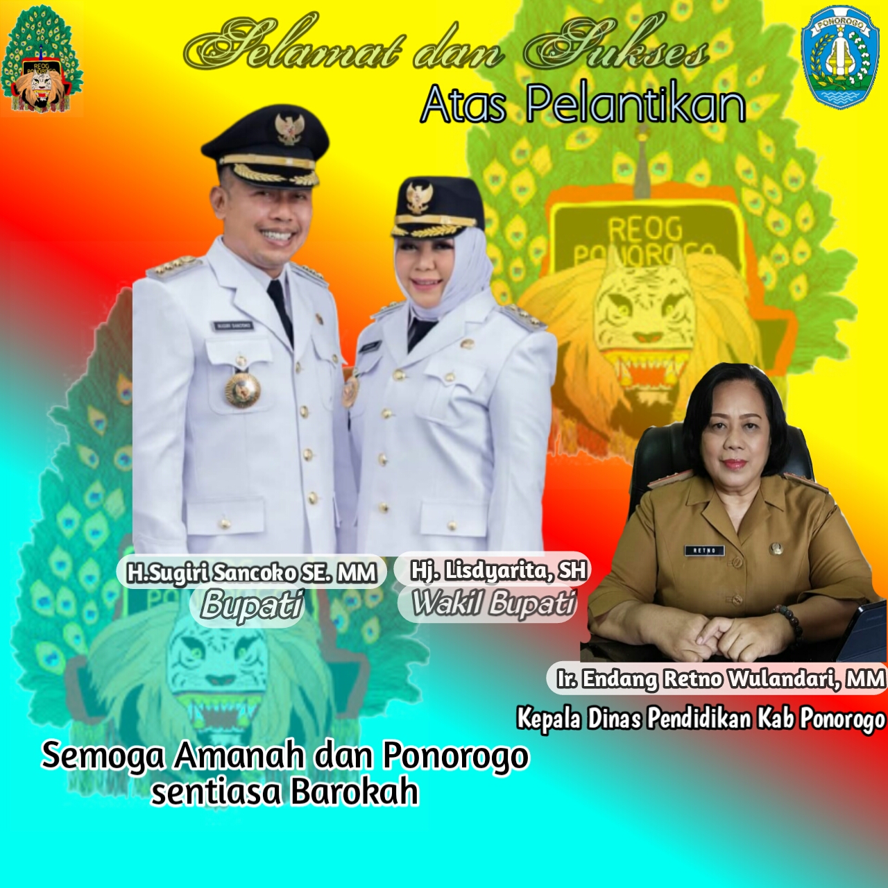 Ucapan Kepala Dinas Pendidikan Pemkab Ponorogo