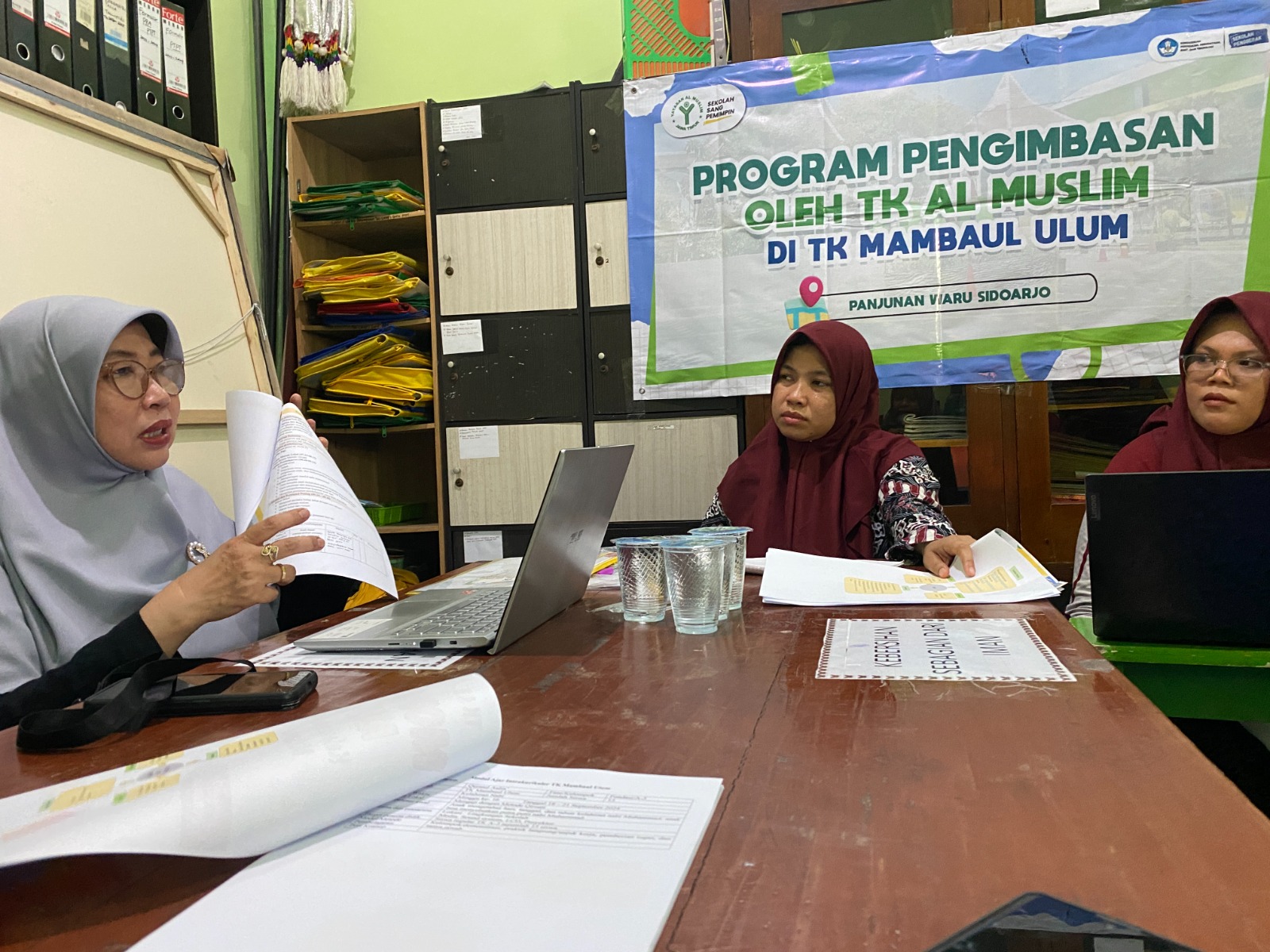 PSP - Program Sekolah Penggerak (PSP) Pengimbasan dilakukan TK Al Muslim sejak Tahun 2022 lalu diantaranya menjadi narasumber workshop PKB, IGTKI, K3TK dan Gugus di Kecamatan Waru. 