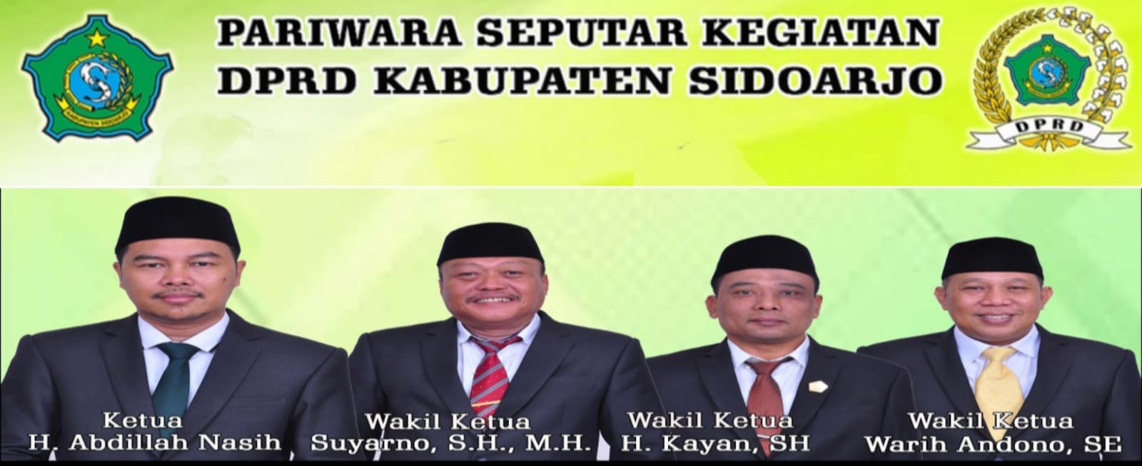 LAUNCHING - Kepala Dinas Perumahan, Permukiman, Cipta Karya dan Tata Ruang (P2CKTR) Pemkab Sidoarjo, M Bachruni Aryawan dan beberapa anggota DPRD melaunching Sistem Informasi Tata Ruang Sidoarjo (Si Tarjo) di Aston Hotel Sidoarjo beberapa waktu lalu.