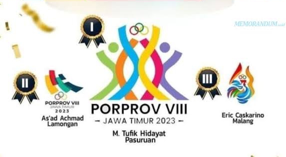 LOGO Porprov Jatim VIII Tahun 2023
