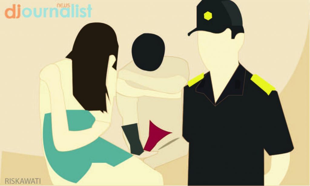 Ilustrasi penggrebekan di dalam kamar hotel