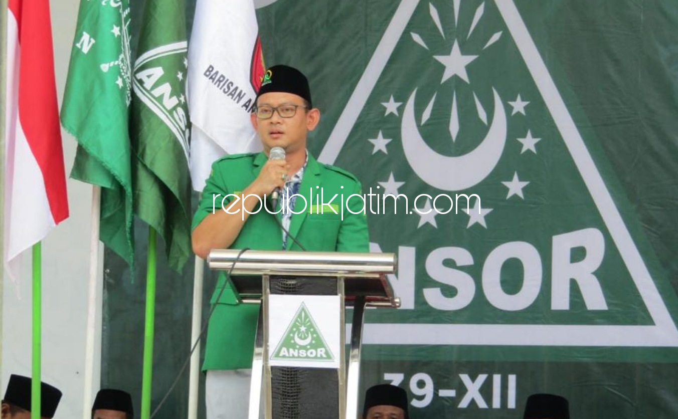 Ketua PW GP Ansor Jawa Timur, M Syafiq Syauqi