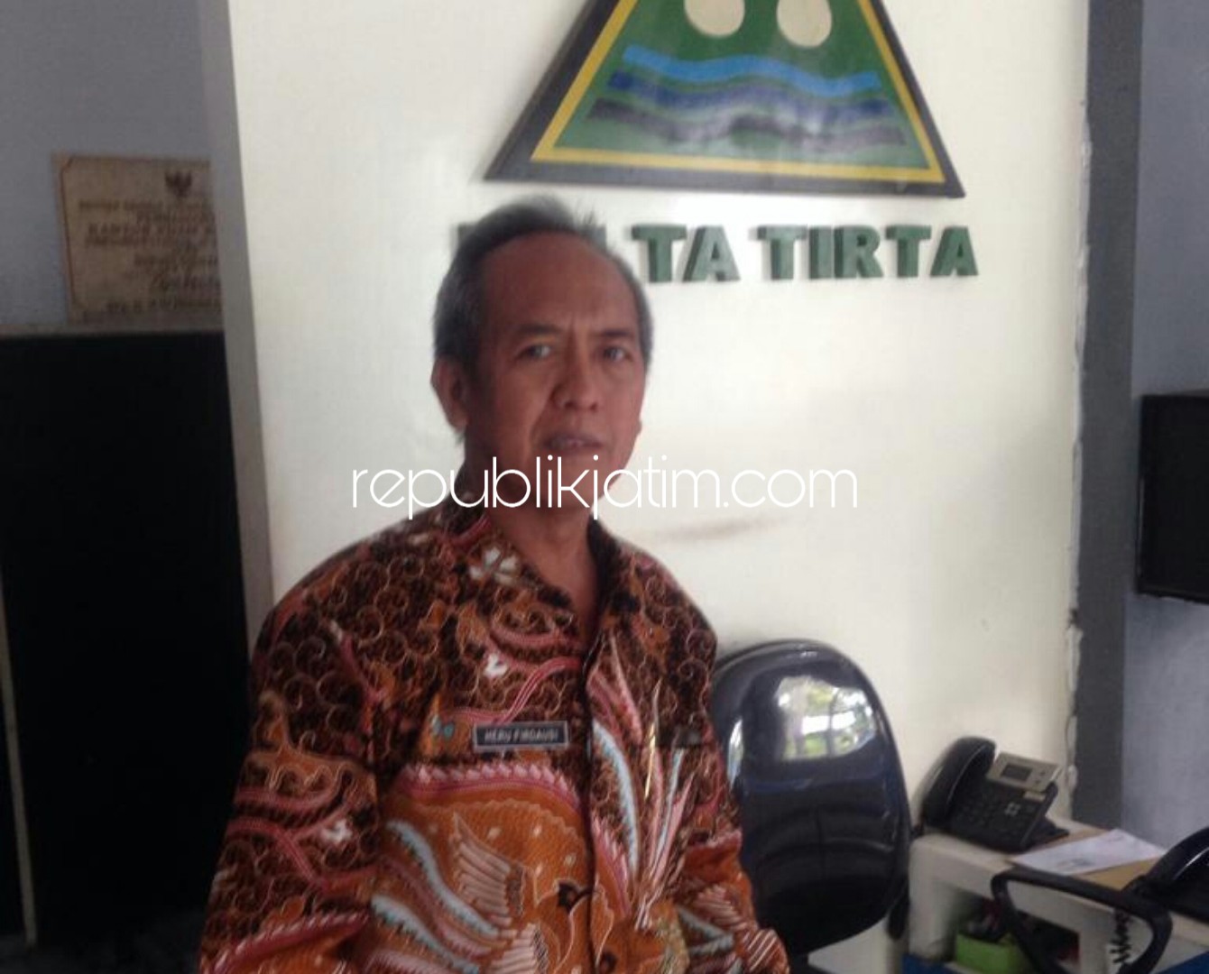 Direktur Pelayanan PDAM Delta Tirta Sidoarjo, Heru Firdausi