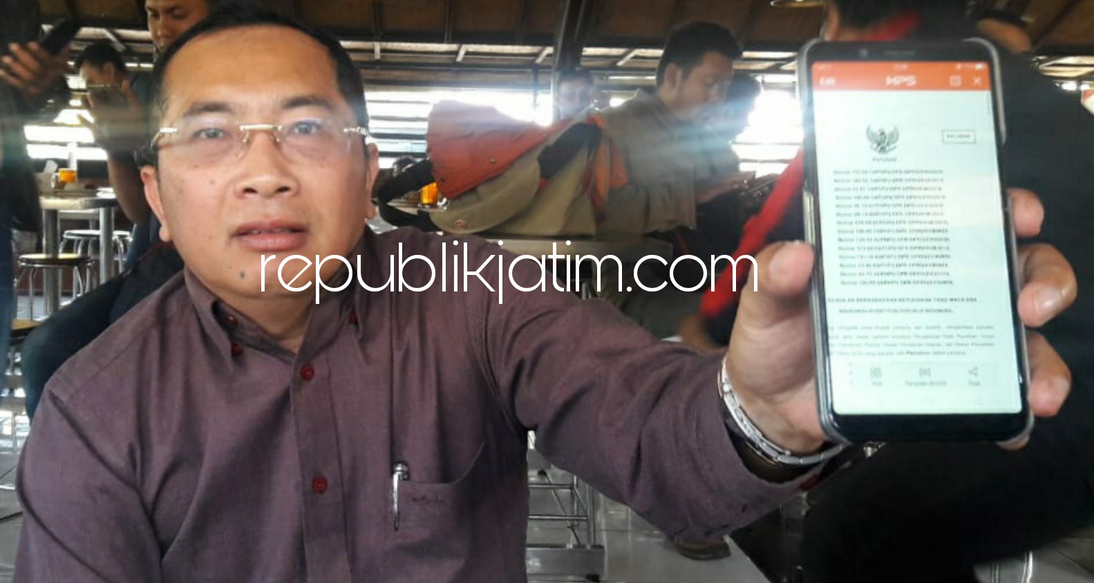 Tim Kuasa Hukum Rahmat Muhajirin sekaligus PT Hub Maritim, Mohammad Muzayyin 