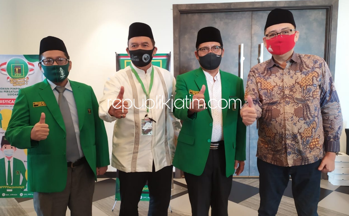 VISI MISI - Rapat Pimpinan Cabang (Rapimcab) PPP Sidoarjo dihadiri 3 Bacabup yang menyampaikan visi dan misinya masing-masing di Hotel Luminor, Sidoarjo, Rabu (01/07/2020).