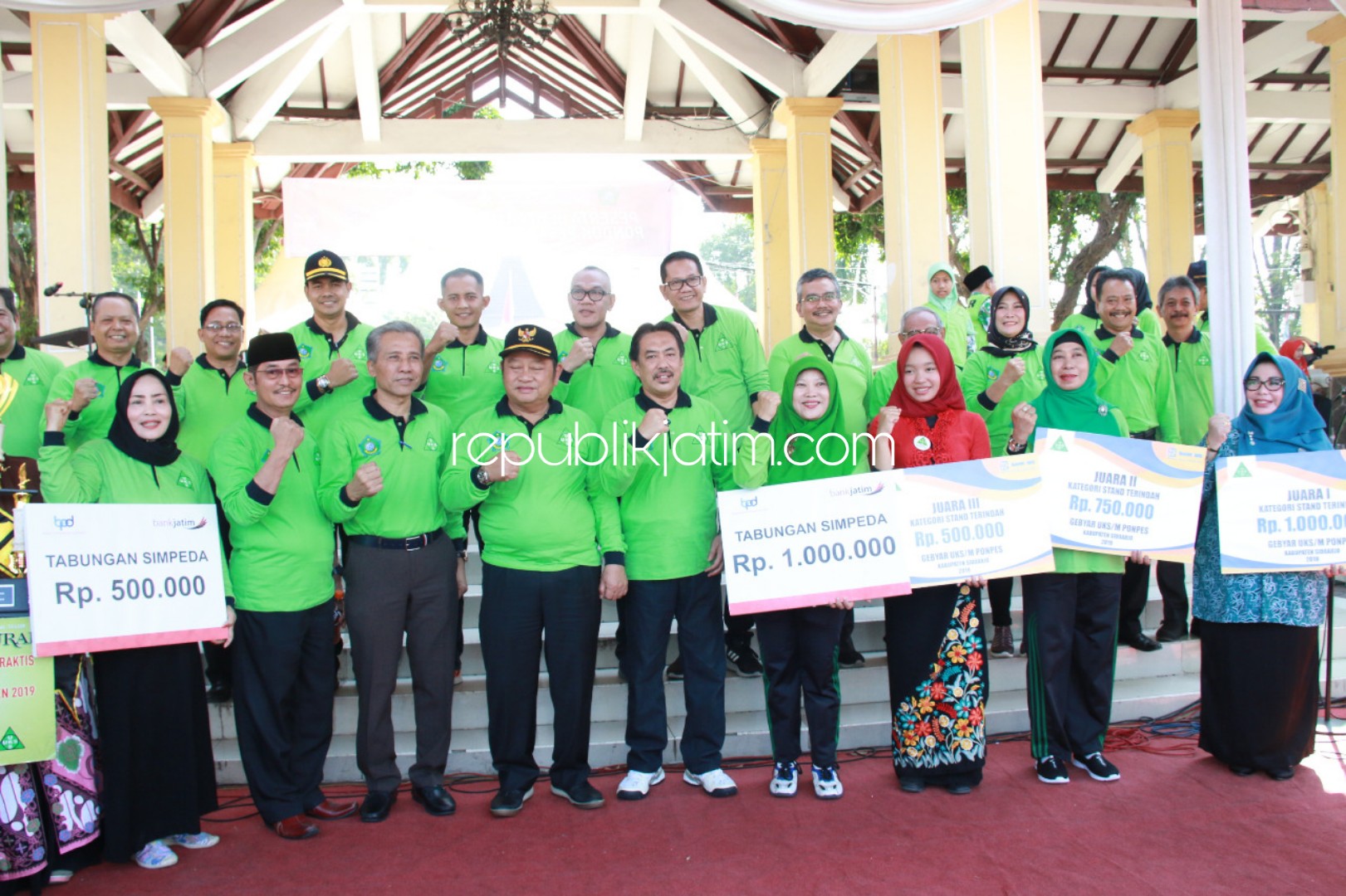 DUKUNG - Forkopimda dan stakeholder mendukung UKS/M Pondok Pesantren untuk melaksanakan kegiatannya secara maksimal, Kamis (18/07/2019).