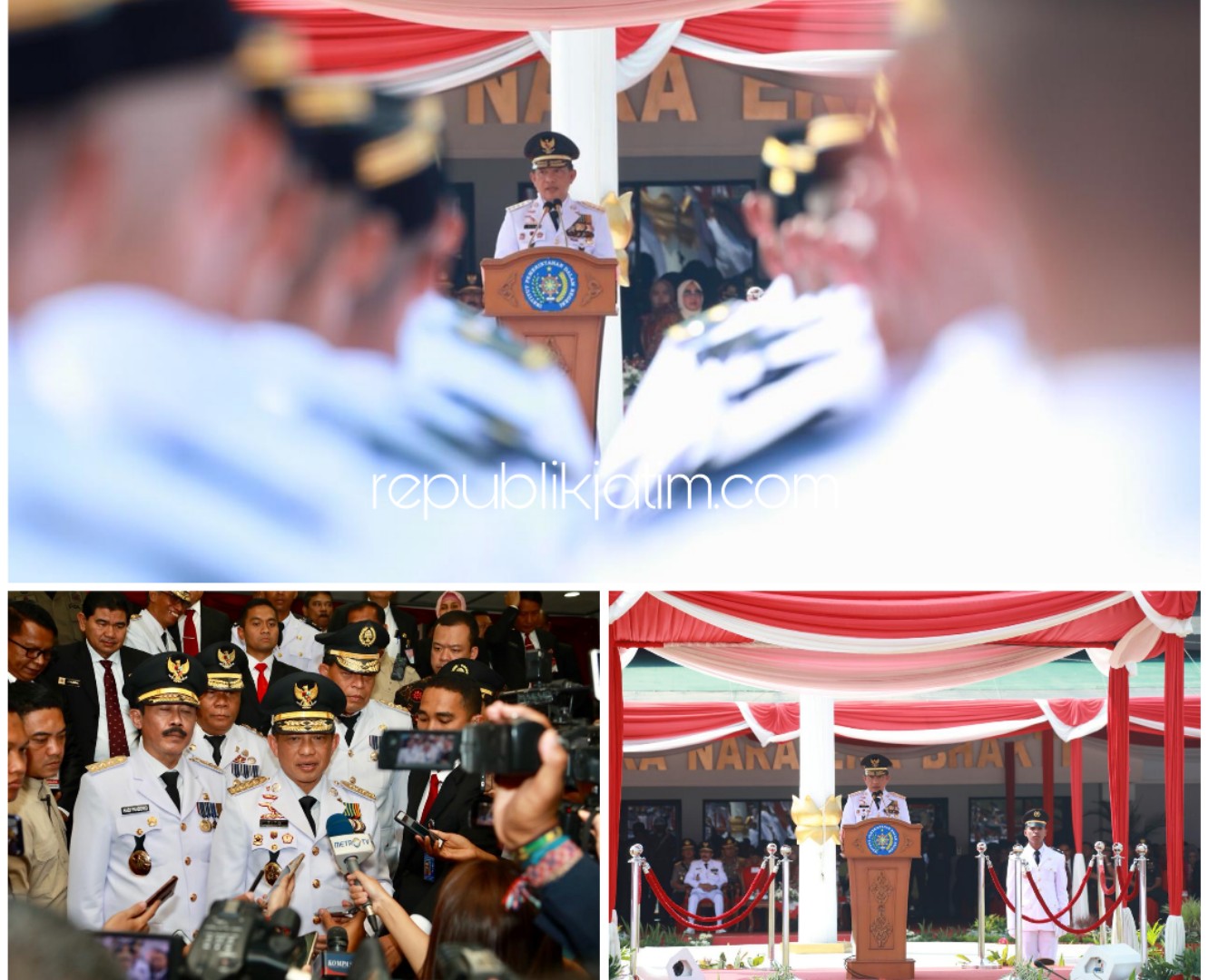 LANTIK - Menteri Dalam Negeri Prof H M Tito Karnavian, Ph D melantik 1.608 Muda Praja Institut Pemerintah Dalam Negeri (IPDN) Angkatan XXX Tahun 2019 di Lapangan Parade IPDN Kampus Jatinangor, Sumedang, Jawa Barat, Kamis (31/10/2019).