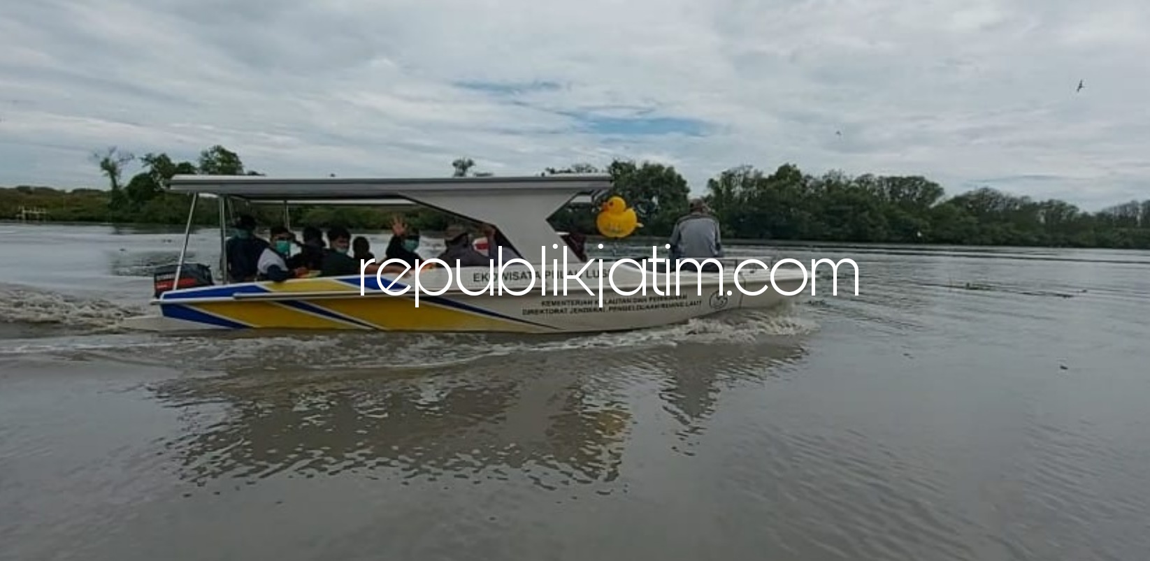 SERTIFIKASI - Pemkab Sidoarjo bersama Kementerian Kelautan dan Perikanan (KKP) menggelar pertemuan membahas pengembangan pulau Lumpur Sidoarjo (Lusi) di Pendopo Delta Wibawa yang terganjal sertifikasi, Kamis (05/11/2020).