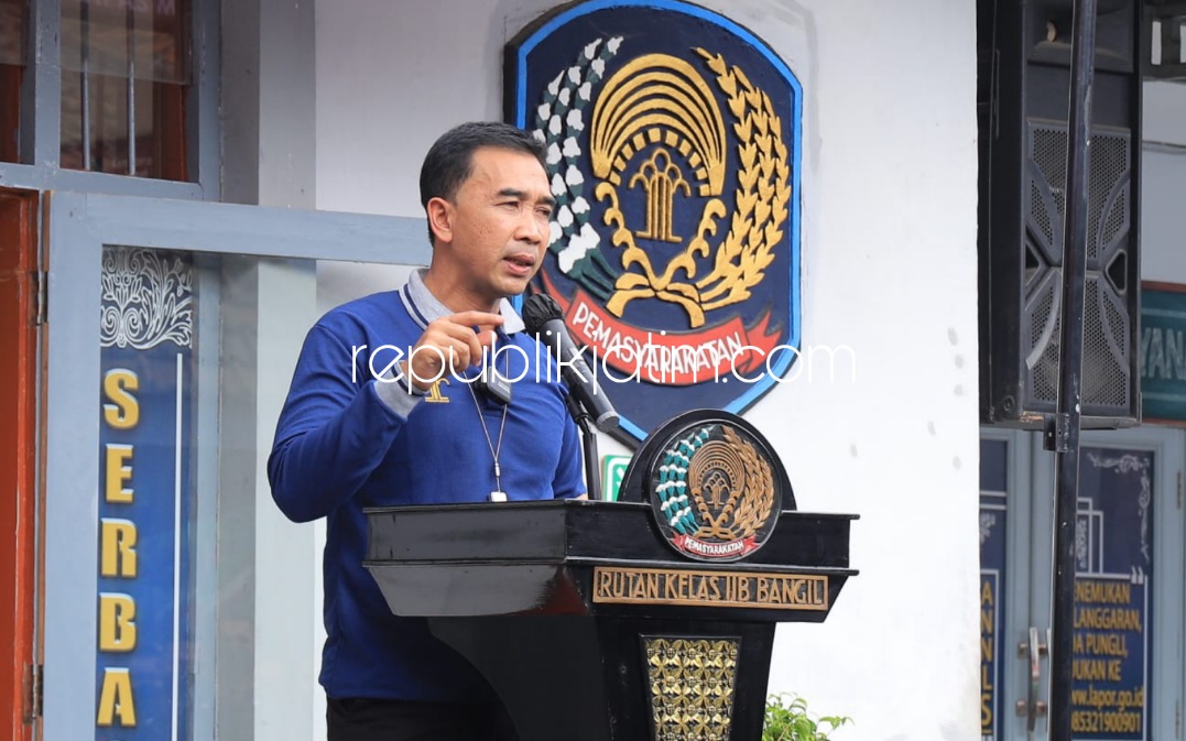 Plt Kadiv Pemasyarakatan (Kadivpas) Kanwil Kemenkumham Jatim, Gun Gun Gunawan berupaya memastikan jajarannya bersih dari pungli.