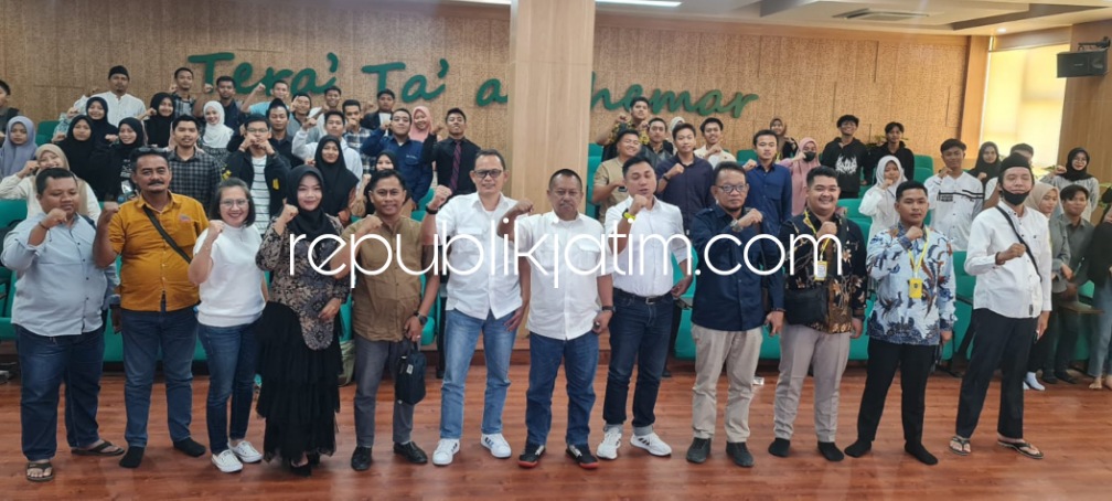 PERS - Ketua PWI Provinsi Jatim, Lutfil Hakim mengajak Dewan Pers tidak hanya mendata jumlah wartawan dan perusahaan pers tapi juga mengukur perilaku wartawan (jurnalis) dalam mengontrol kebijakan pemerintah saat di Sumenep, Senin (23/10/2023). 
