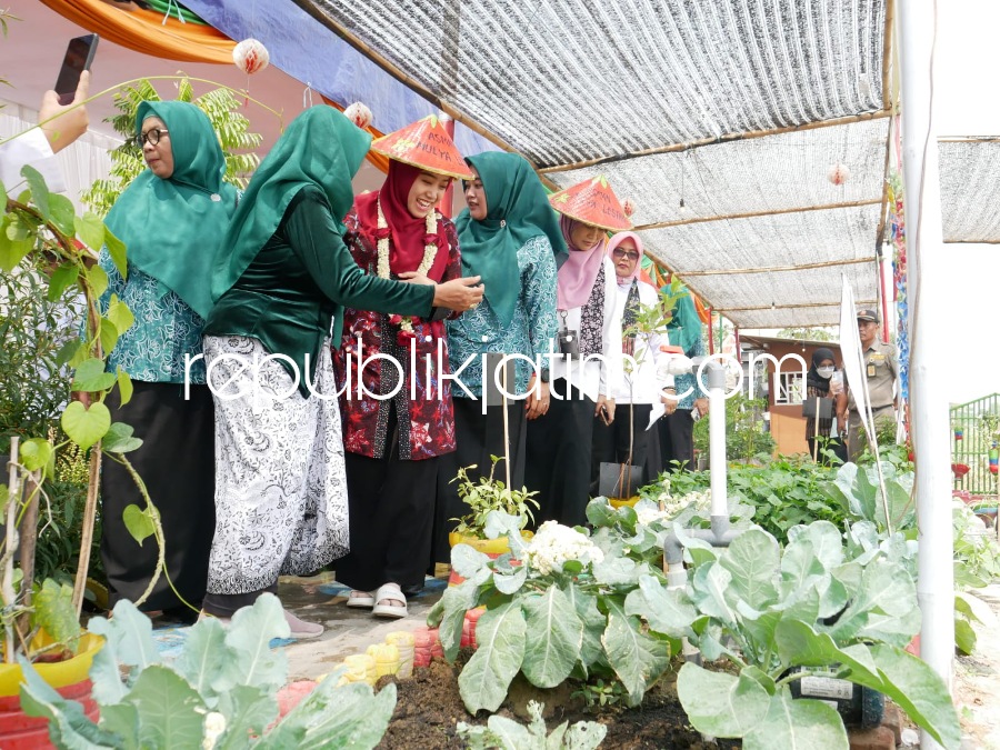 TOGA - Ketua TP PKK Kabupaten Sidoarjo, Ny Sa'adah Ahmad Muhdlor mengajak semua desa untuk memiliki ciri khas kelompok Asman dengan tanaman khas pula, Kamis (02/11/2023). 